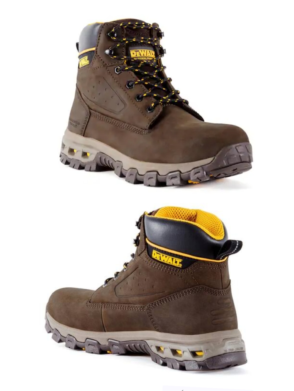 Dewalt Halogen Men's Brown Steel Toe 6" Work Boots Men's SZ 10.5 Blokecore